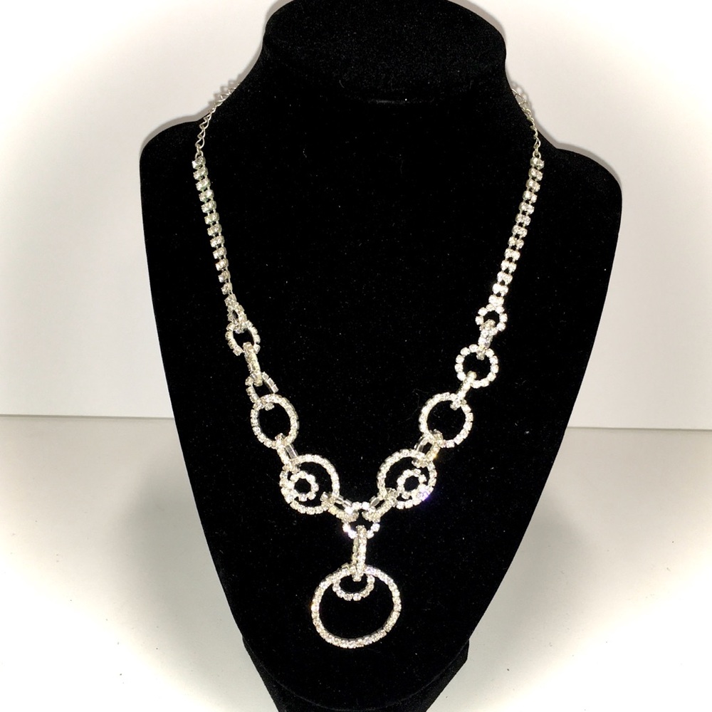 Crystal formal necklace